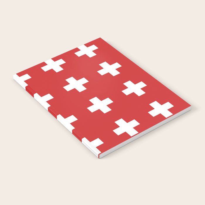 Swiss Cross Red Notebook Gallery Image 2