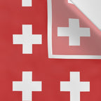 Swiss Cross Red Wall Tapestry Gallery Image 3