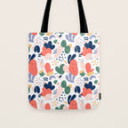 Abstract organic nature art pattern Tote Bag Gallery Image 1