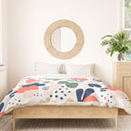Abstract organic nature art pattern Duvet Cover Gallery Image 3