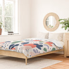 Abstract organic nature art pattern Duvet Cover Gallery Image 2