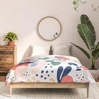 Abstract organic nature art pattern Comforter Gallery Image 3