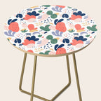 Abstract organic nature art pattern Side Table Gallery Image 2