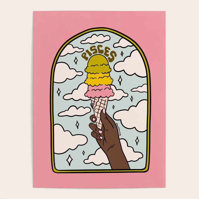Pisces Ice cream Poster Gallery Image 4
