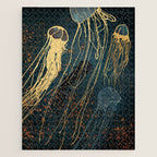 Metallic Jellyfish Jigsaw Puzzle Gallery Image 1