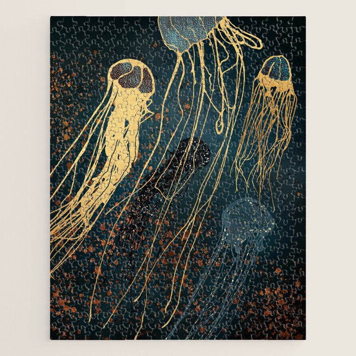 Metallic Jellyfish Jigsaw Puzzle Gallery Image 1