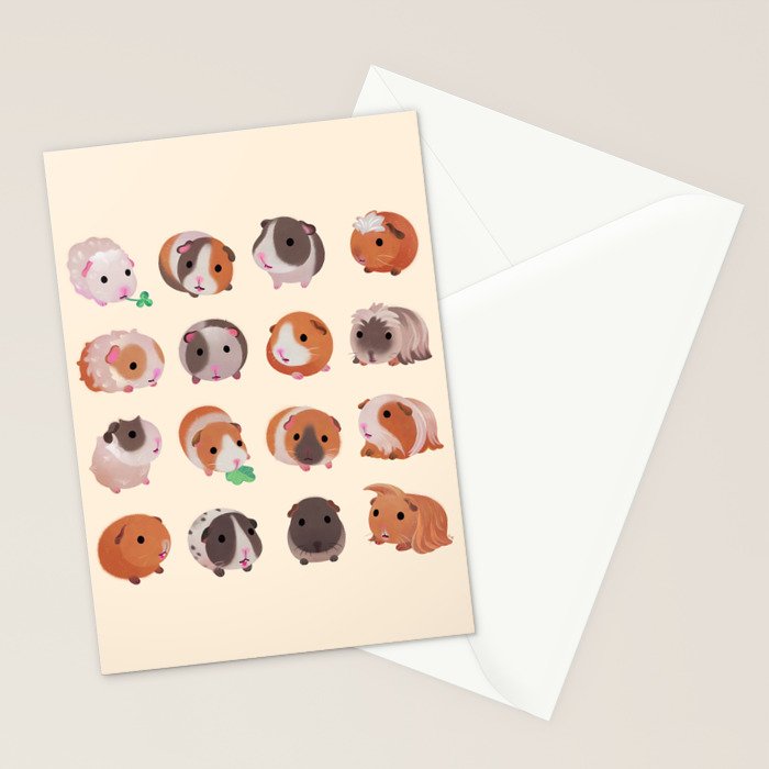 Guinea pig day Stationery Card Gallery Image 2