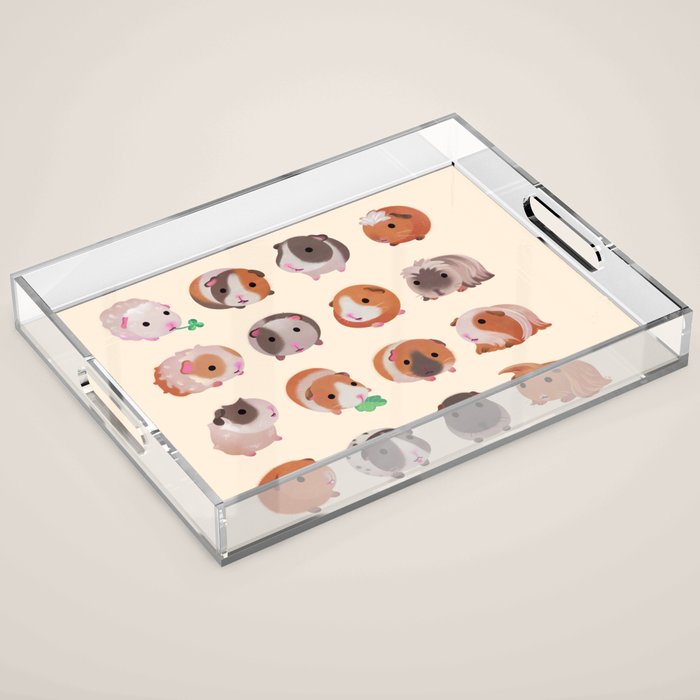 Guinea pig day Acrylic Tray Gallery Image 1