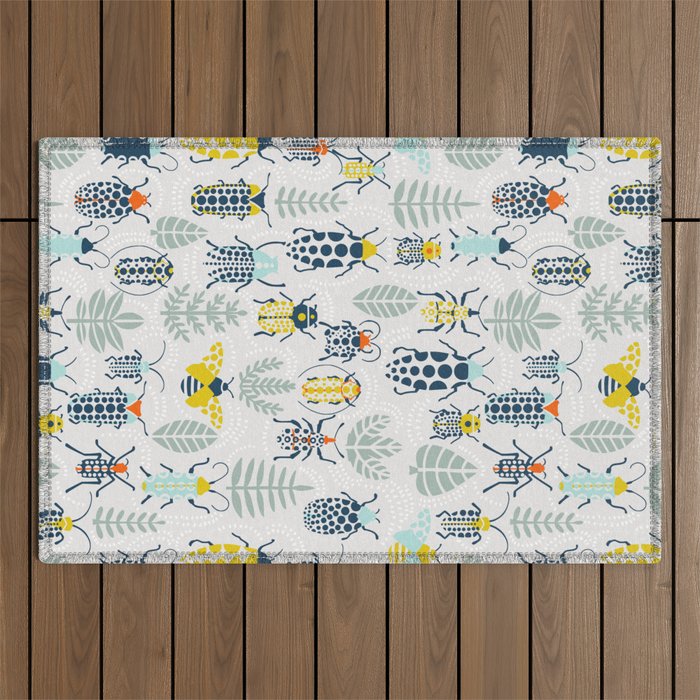 Beetle collection Outdoor Rug Gallery Image 1