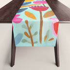 Happy Summer Groovy Flower Meadow Table Runner Gallery Image 1