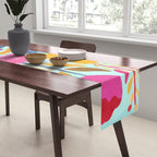 Happy Summer Groovy Flower Meadow Table Runner Gallery Image 2