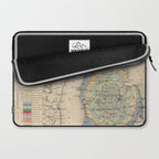 Vintage Michigan Geology Map (1873) Laptop Sleeve Gallery Image 2