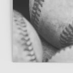 Baseballs Black & White Graphic Illustration Design Poster Gallery Image 3