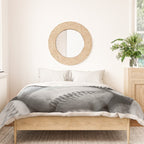 Baseballs Black & White Graphic Illustration Design Duvet Cover Gallery Image 3