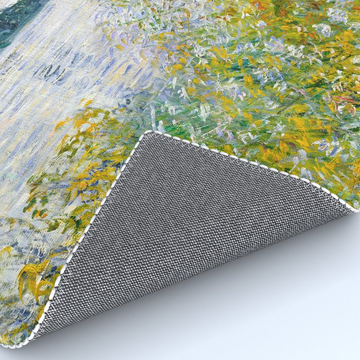 IÌle aux Fleurs near VeÌtheuil (1880) by Claude Monet Rug Gallery Image 4