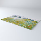 IÌle aux Fleurs near VeÌtheuil (1880) by Claude Monet Rug Gallery Image 3