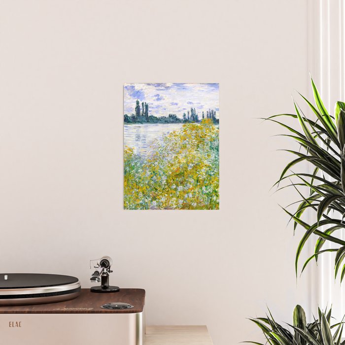 IÌle aux Fleurs near VeÌtheuil (1880) by Claude Monet Poster Gallery Image 2