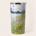 IÌle aux Fleurs near VeÌtheuil (1880) by Claude Monet Travel Mug Gallery Image 1