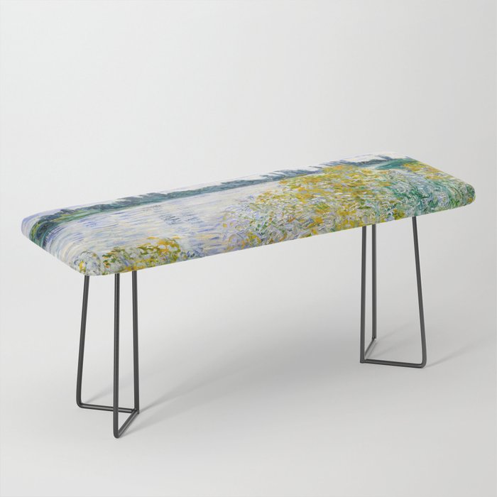 IÌle aux Fleurs near VeÌtheuil (1880) by Claude Monet Bench Gallery Image 1