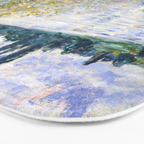 IÌle aux Fleurs near VeÌtheuil (1880) by Claude Monet Bath Mat Gallery Image 3
