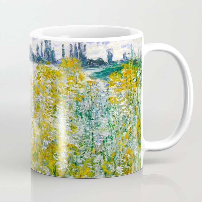 IÌle aux Fleurs near VeÌtheuil (1880) by Claude Monet Coffee Mug Gallery Image 1