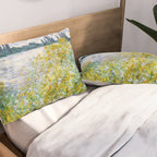 IÌle aux Fleurs near VeÌtheuil (1880) by Claude Monet Pillow Sham Gallery Image 2