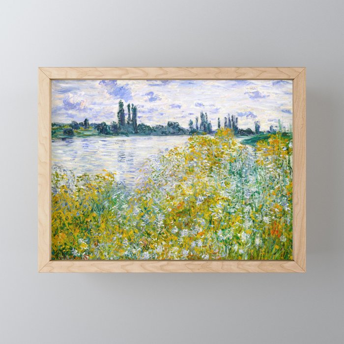 IÌle aux Fleurs near VeÌtheuil (1880) by Claude Monet Mini Art Print Gallery Image 1