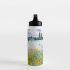 IÌle aux Fleurs near VeÌtheuil (1880) by Claude Monet Water Bottle Gallery Image 3