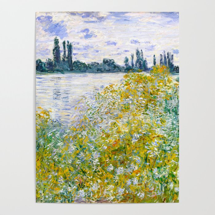 IÌle aux Fleurs near VeÌtheuil (1880) by Claude Monet Poster Gallery Image 4