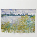 IÌle aux Fleurs near VeÌtheuil (1880) by Claude Monet Wall Hanging Gallery Image 1