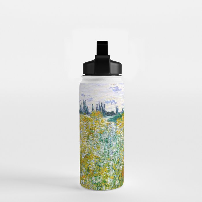 IÌle aux Fleurs near VeÌtheuil (1880) by Claude Monet Water Bottle Gallery Image 2