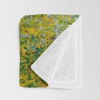 IÌle aux Fleurs near VeÌtheuil (1880) by Claude Monet Throw Blanket Gallery Image 3