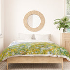 IÌle aux Fleurs near VeÌtheuil (1880) by Claude Monet Duvet Cover Gallery Image 3