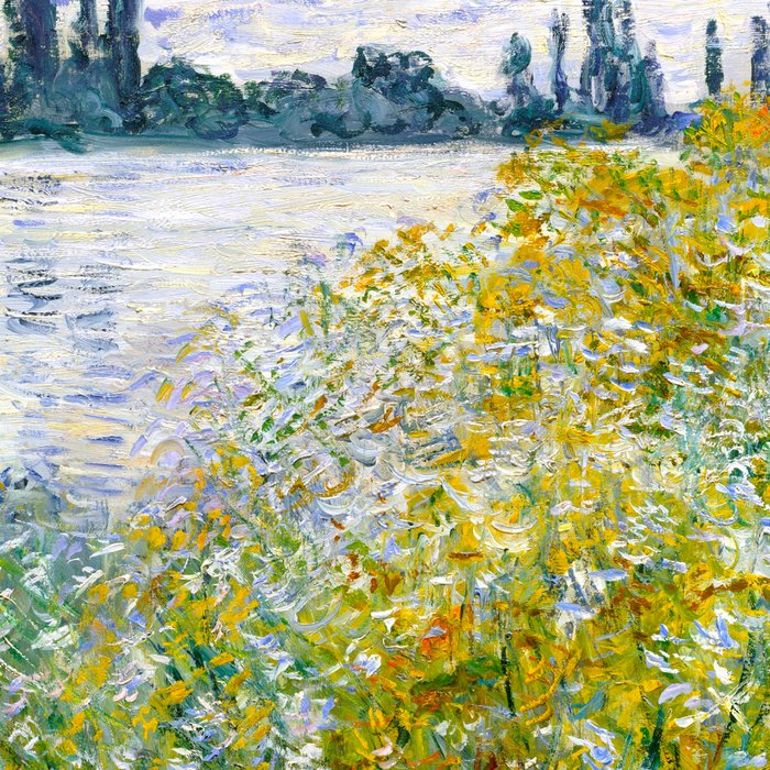 IÌle aux Fleurs near VeÌtheuil (1880) by Claude Monet Coffee Mug Gallery Image 2