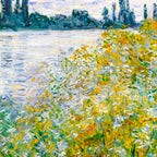 IÌle aux Fleurs near VeÌtheuil (1880) by Claude Monet Coffee Mug Gallery Image 2
