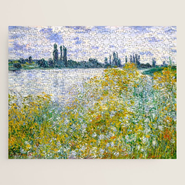 IÌle aux Fleurs near VeÌtheuil (1880) by Claude Monet Jigsaw Puzzle Gallery Image 1