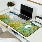 IÌle aux Fleurs near VeÌtheuil (1880) by Claude Monet Desk Mat Gallery Image 2