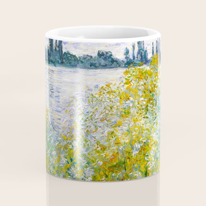 IÌle aux Fleurs near VeÌtheuil (1880) by Claude Monet Coffee Mug Gallery Image 4