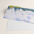 IÌle aux Fleurs near VeÌtheuil (1880) by Claude Monet Wrapping Paper Gallery Image 2