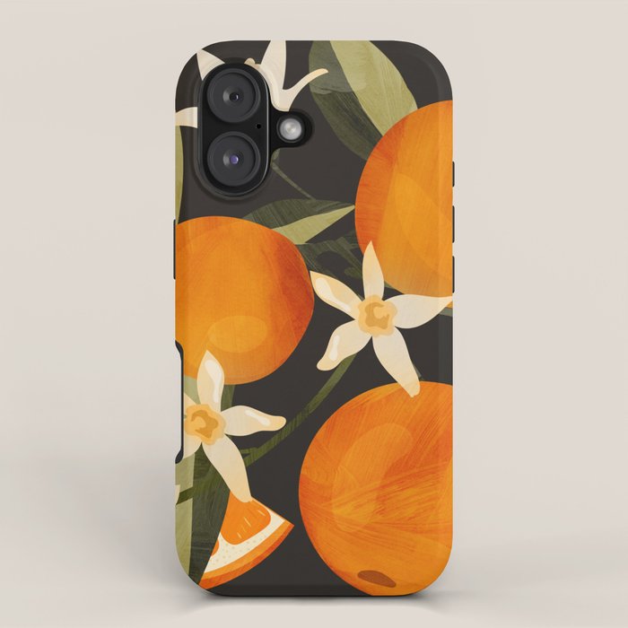 Oranges Botanical Art 1 iPhone Case Gallery Image 1