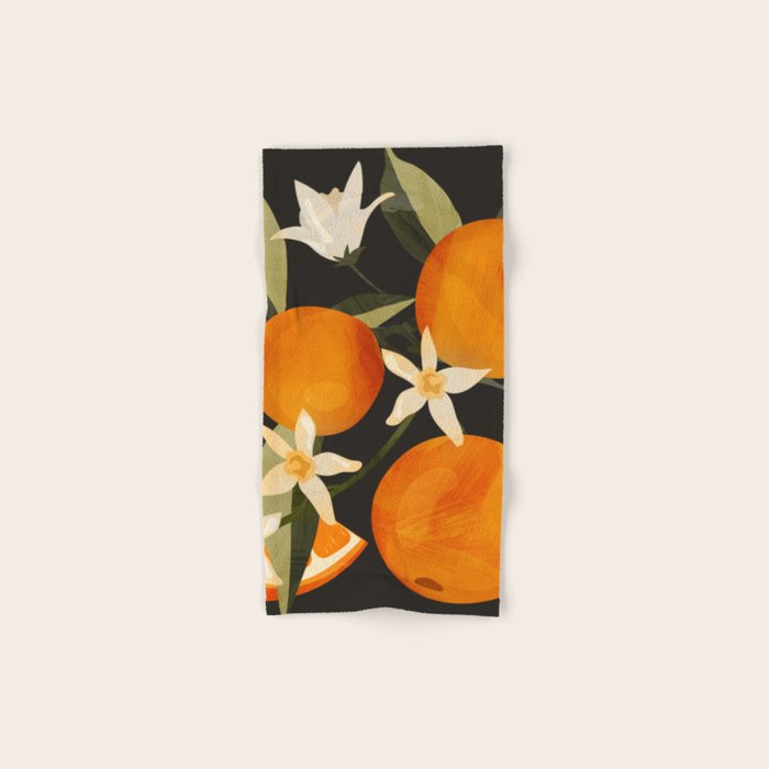 Oranges Botanical Art 1 Bath Towel Gallery Image 1