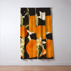 Oranges Botanical Art 1 Window Curtain Gallery Image 3