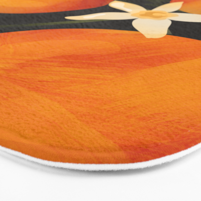 Oranges Botanical Art 1 Bath Mat Gallery Image 3
