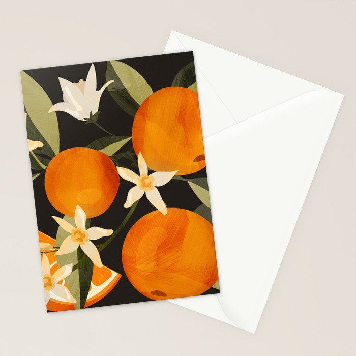 Oranges Botanical Art 1 Stationery Card Gallery Image 2