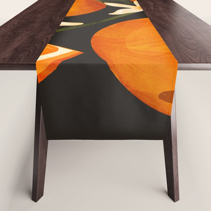 Oranges Botanical Art 1 Table Runner Gallery Image 1