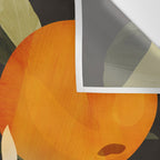 Oranges Botanical Art 1 Wall Tapestry Gallery Image 3