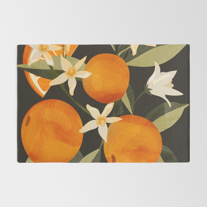 Oranges Botanical Art 1 Rug Gallery Image 2