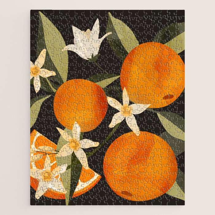 Oranges Botanical Art 1 Jigsaw Puzzle Gallery Image 1