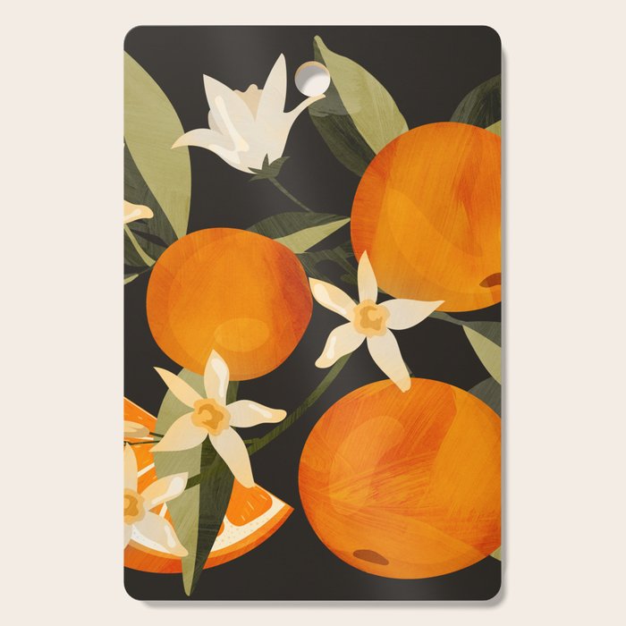 Oranges Botanical Art 1 Cutting Board Gallery Image 1