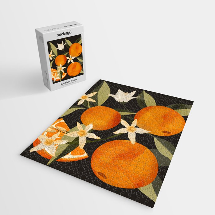 Oranges Botanical Art 1 Jigsaw Puzzle Gallery Image 2